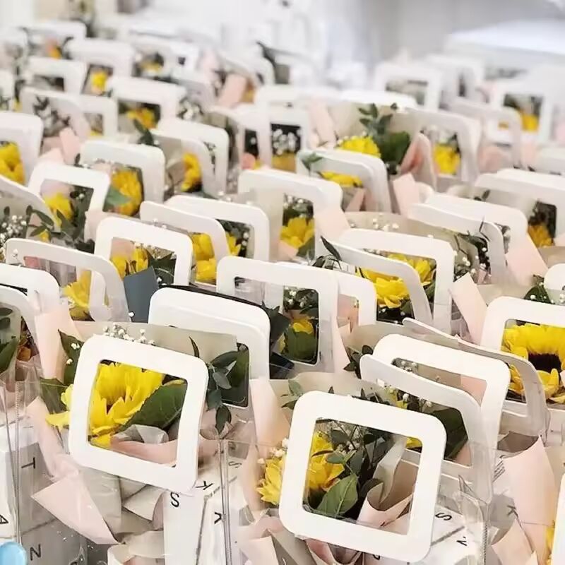 5/15/20pc PVC Gift Bags Packing Bag with Handle Wedding Accessories Festival Souvenir Party Present Candy Jewelry Packaging Home